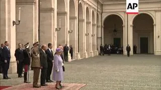 Queen Elizabeth II arrives in Italy ahead of meeting with Pope Francis