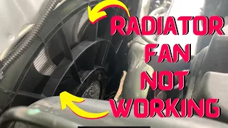 Chevrolet radiator fans not working