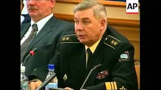 Presser on raising of Kursk