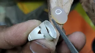 Silver ring design 2024 !! How to make silver ring at home