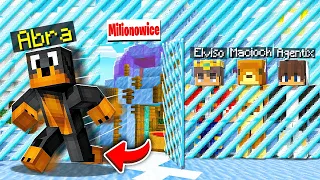 Wyszedłem POZA BARIERĘ OCEANU i TRAFIŁEM do MILIONOWIC w Minecraft! 😱