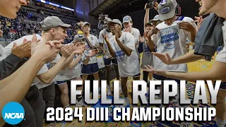 Trine vs. Hampden-Sydney: 2024 NCAA DIII men's basketball championship | FULL REPLAY