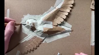 Darrell Wakelam – Cardboard Construction – 3D Birds
