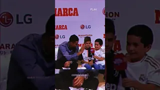 Cristiano Ronaldo Reaction To Child Cried When He Left Real Madrid