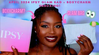 IPSY GLAM BAG + BOXYCHARM UNBOXING! | April 2024 |  JaiDoesIt