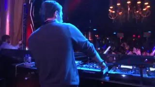 Alesso - Live @ XS Las Vegas 2-3-12 - "Calling Lose My Mind" & More - DJ Booth View