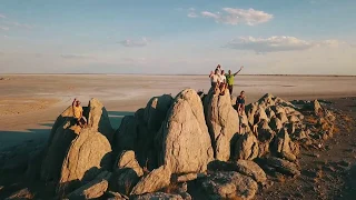 Makgadikgadi Salt pans in Botswana