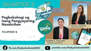 Filipino 6: Pagbabahagi ng Isang Pangyayaring Nasaksihan