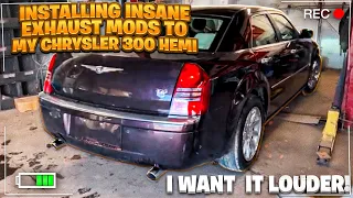 Installing insane exhaust mods Chrysler 300 HEMI ! *I want it louder*