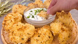 Baked cauliflower is better than meat! Crispy Baked Cauliflower - Recipe # 96