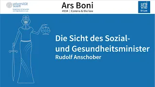 Ars Boni 34 - Covid-19 und das Recht: die Sicht des Sozial- und Gesundheitsministers