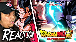 Dragonball Super: Super Hero Fan Animation Part 1|BlueAnimation REACTION