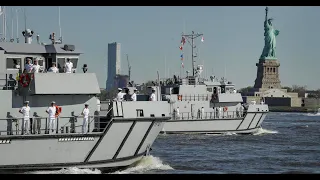 ОГО!  Скільки кораблів! Парад у Нью-Йорку Annual Parade of Ships in NYC for Fleet Week