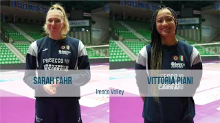 L'S-Factor dell'Imoco Volley: intervista doppia a Sarah Fahr e Vittoria Piani