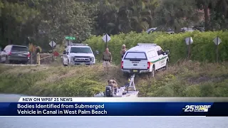 Two young men found dead in submerged vehicle in canal in West Palm Beach