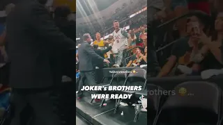 Jokic’s brothers during his altercation with Booker 😳