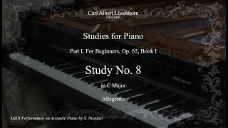 A.Löschhorn: Study for Piano Op. 65 No.8, in C Major, Allegretto