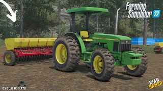 NOSSO PRIMEIRO PLANTIO DE SORGO NA FAZENDA DO OS GURI DO MATO || FARMING SIMULATOR 22 || #18 G29