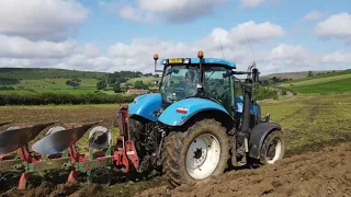 PLOUGHING OUT GRASS TO RESEED