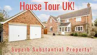 HOUSE TOUR UK Substantial Property! For Sale: £500,000 Saham Toney, Norfolk- Longsons estate agents.