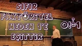 Ali Nesin- 0! (Sıfır Faktöriyel) Neden 1'e Eşittir