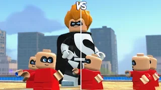 LEGO The Incredibles - Syndrome vs Jack-Jack - CoOp Fight (Free Roam Gameplay HD)