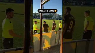 Sébastien Haller returns to the pitch for Dortmund after being diagnosed with testicular cancer.