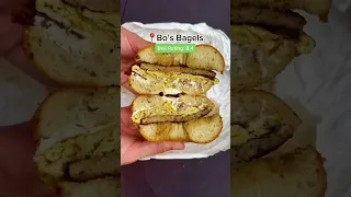 Stop 27: BO's Bagels NYC. The Search for NYC's Best Bagel Sandwich. Full ranked list on Beli App