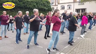 Internationaler Linedance Flashmob Krefeld Tanzschule Kostorz 04.05.2024 Stand by me - Kurzversion