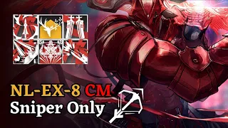 Arknights | NL-EX-8 CM Sniper Only | Near Light Rerun