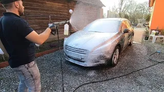 Peugeot 508 - Detailing exterior, cleaning wheels +SNOW FOAM