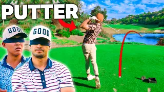 We Play Golf But Our Caddies Are BlindFolded | Good Good