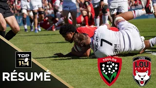 TOP 14 : Résumé partie RC Toulon v LOU Rugby : J23 - Saison 2023/24