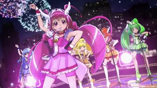 Glitter Force Team Up Medley OP NC 720P