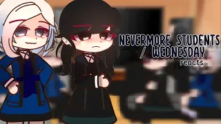 ; wednesday / nevermore students reacts | 1/? | gcrv | christmas special :D🎄💗 | kimi.