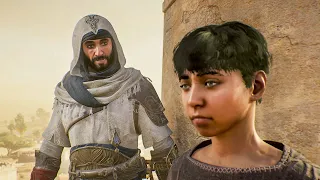 Assassin's Creed Mirage - Basim meets Young Hytham & Teaches him Leap of Faith
