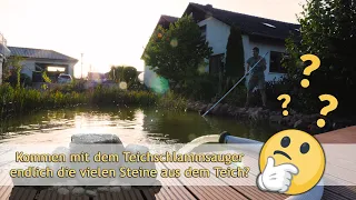 Teichschlammsauger - Bekomme ich endlich die Steine aus dem Teich?