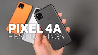 Pixel 4a: First 10 Things To Do!