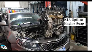 KIA optima engine Swap (cambio motor KIA Optima)