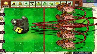 1 Cattail vs Gargantuar - Plants vs Zombies Minigames