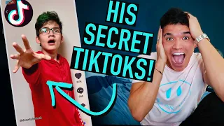 Reacting To My Little Bro’s SECRET TikToks!