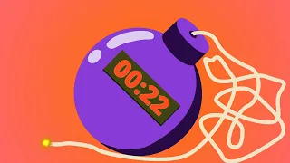 Animated Timer Bomb 💣1 Minute Timer Bomb 💣 Cartoon Countdown 💥 8K