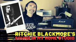 Ritchie Blackmore's sound in my home studio