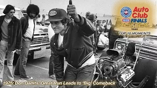 1975 Don Garlits: Great Run leads to 'BIG' Comback | Top 10 Finals Moment