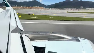 Cathay Pacific Airbus A321 neo CX929 Landing at HKG