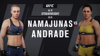 【UFC237】ローズ・ナマユナスvsジェシカ・アンドラージ【女子ストロー級タイトルマッチ】対戦シミュレーション