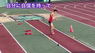 日本新記録(U20新記録樹立)陸上競技三段跳