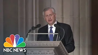 Full Speech: Jon Meacham Eulogizes George H.W. Bush, The 'Last Great Soldier-Statesman' | NBC News