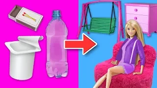 🏡 ACCESORIOS MINIATURA para la CASA y el JARDIN de BARBIE 💖 Manualidades Fantásticas