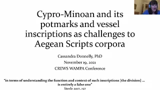 Cypro-Minoan and its Potmarks and Vessel Inscriptions as Challenges to Aegean Scripts Corpora